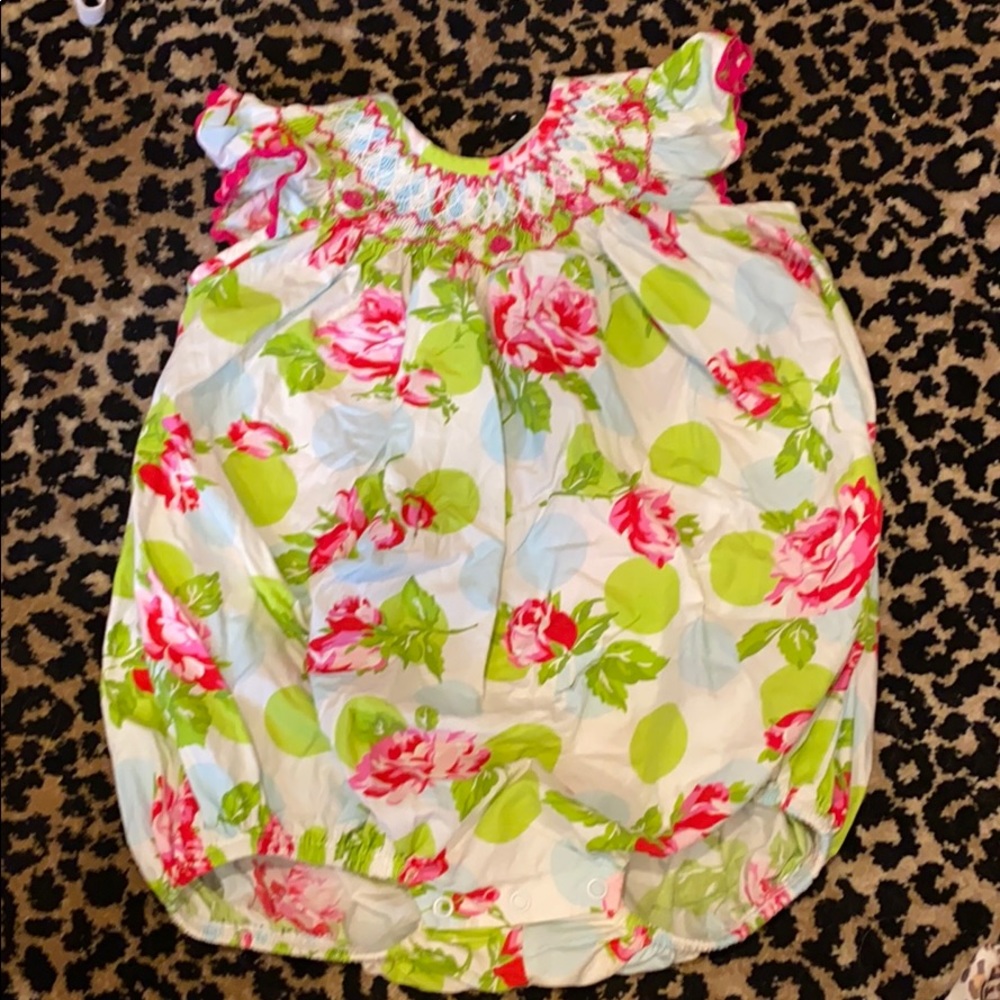 🌹Smocked Rose Bubble 🌹